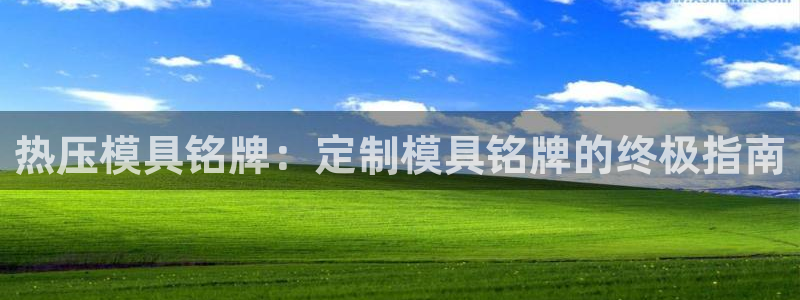 emc易倍全站：热压模具铭牌：定制模具铭牌的终极指南