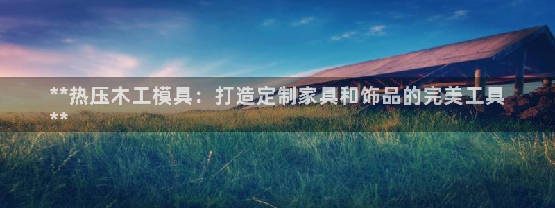 易倍单词app下载：**热压木工模具：打造定制家具和饰品