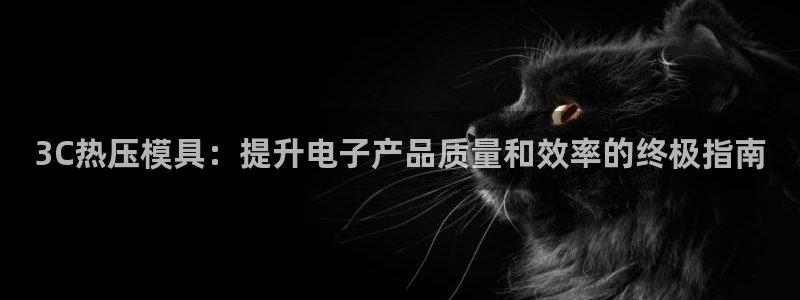 易倍单词app官网：3C热压模具：提升电子产品质量和效率