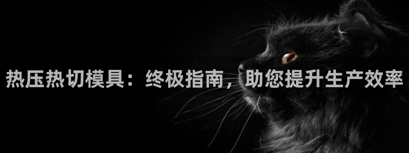emc平台：热压热切模具：终极指南，助您提升生产效率