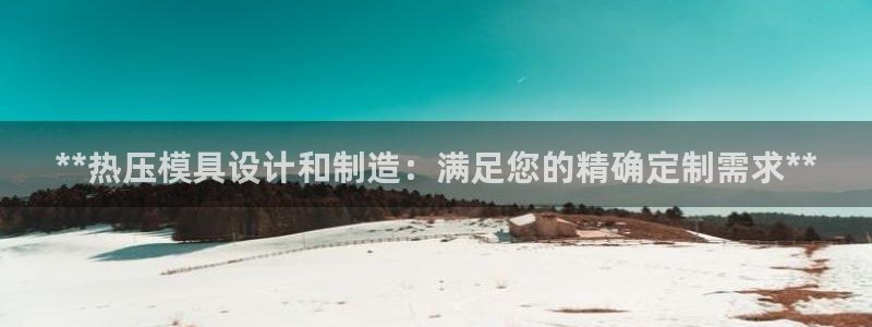 emc易倍网页版：**热压模具设计和制造：满足您的精确定