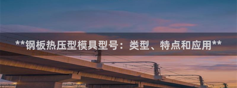 杭州易倍达上班怎么样：**钢板热压型模具型号：类型、特点